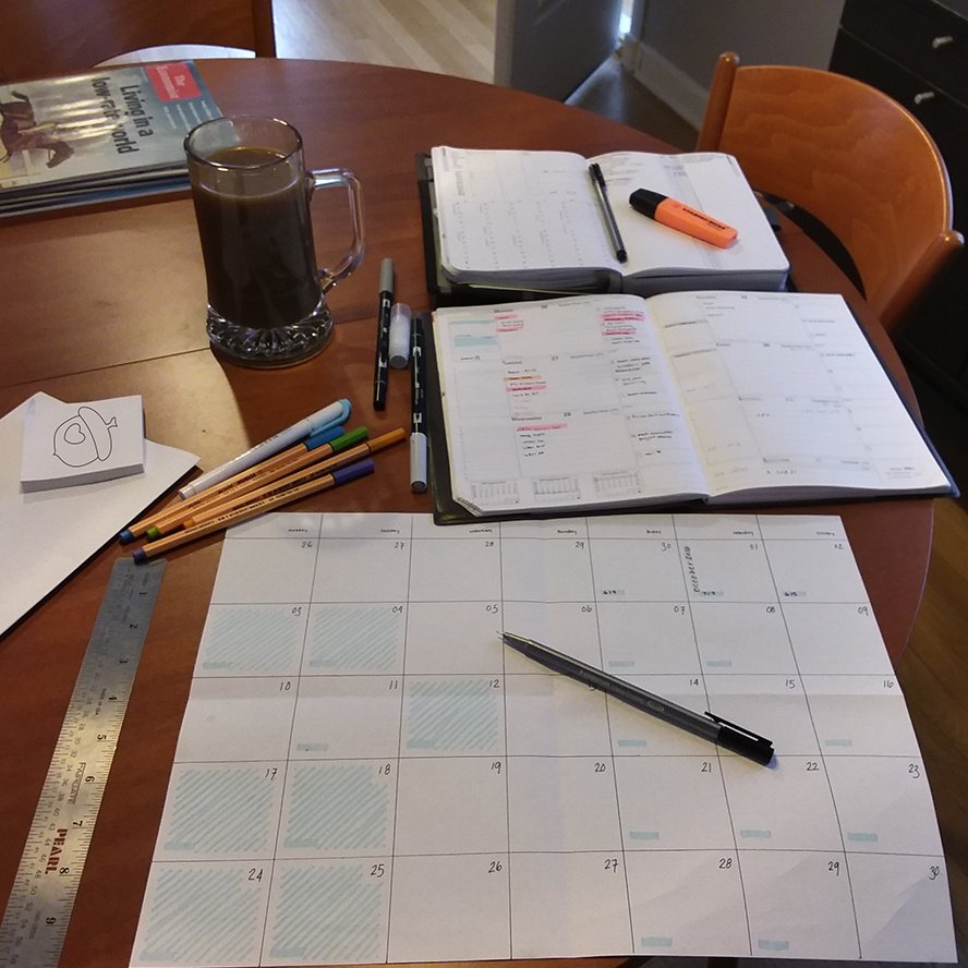 defeat the overwhelming with a plan