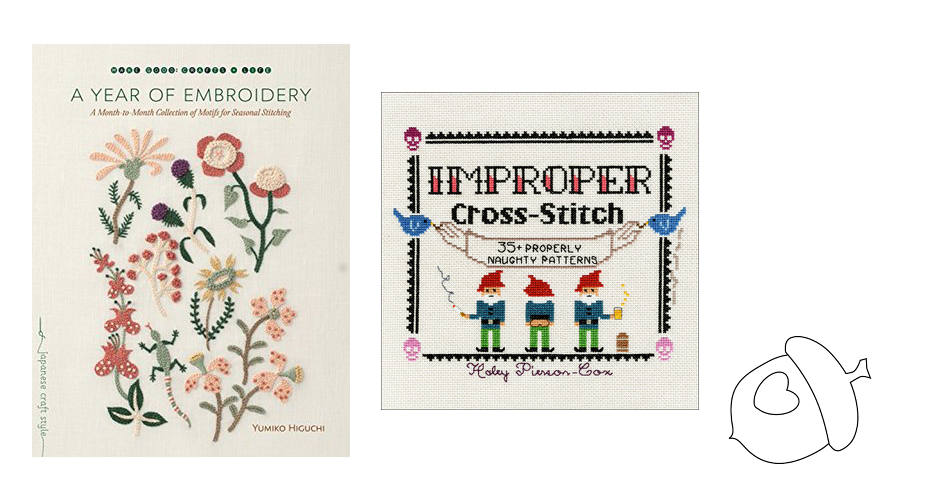 two new titles for embroidery & cross stitch