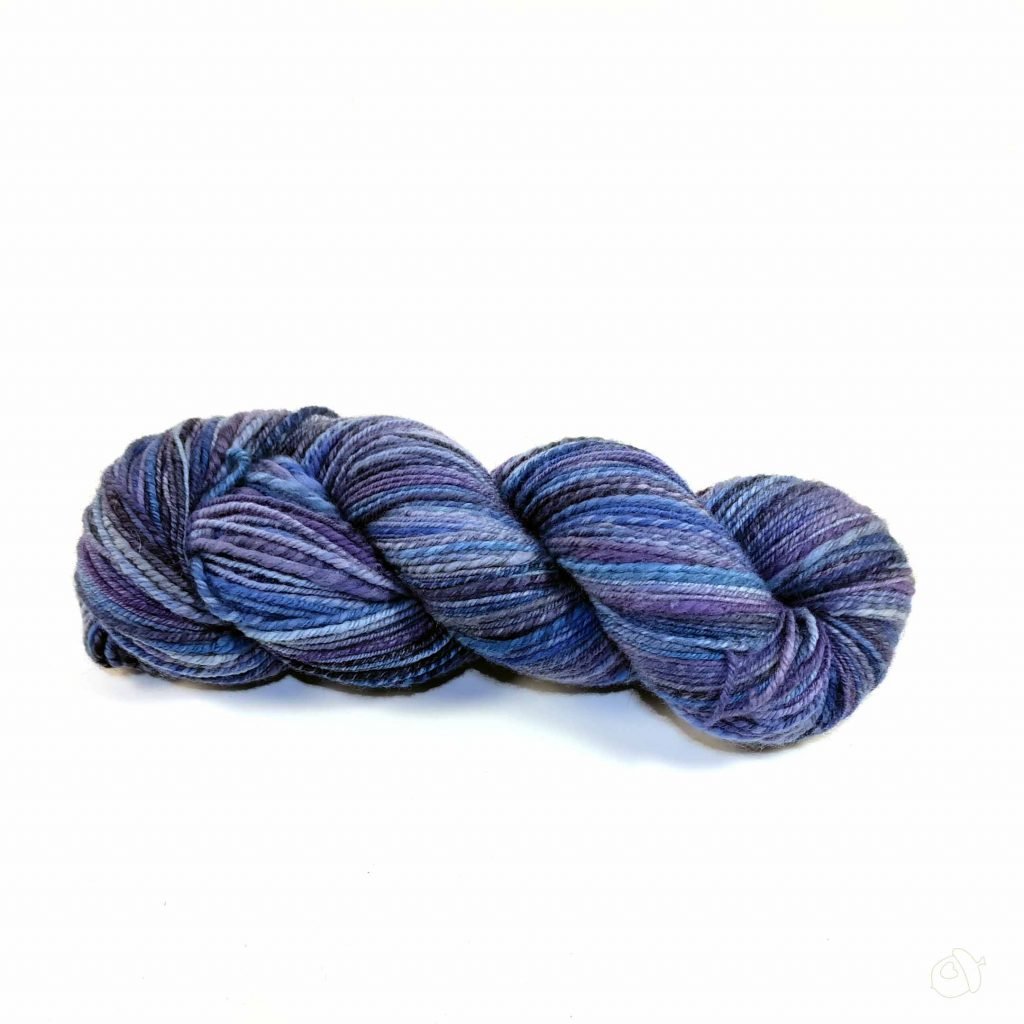 variegated blue handspun