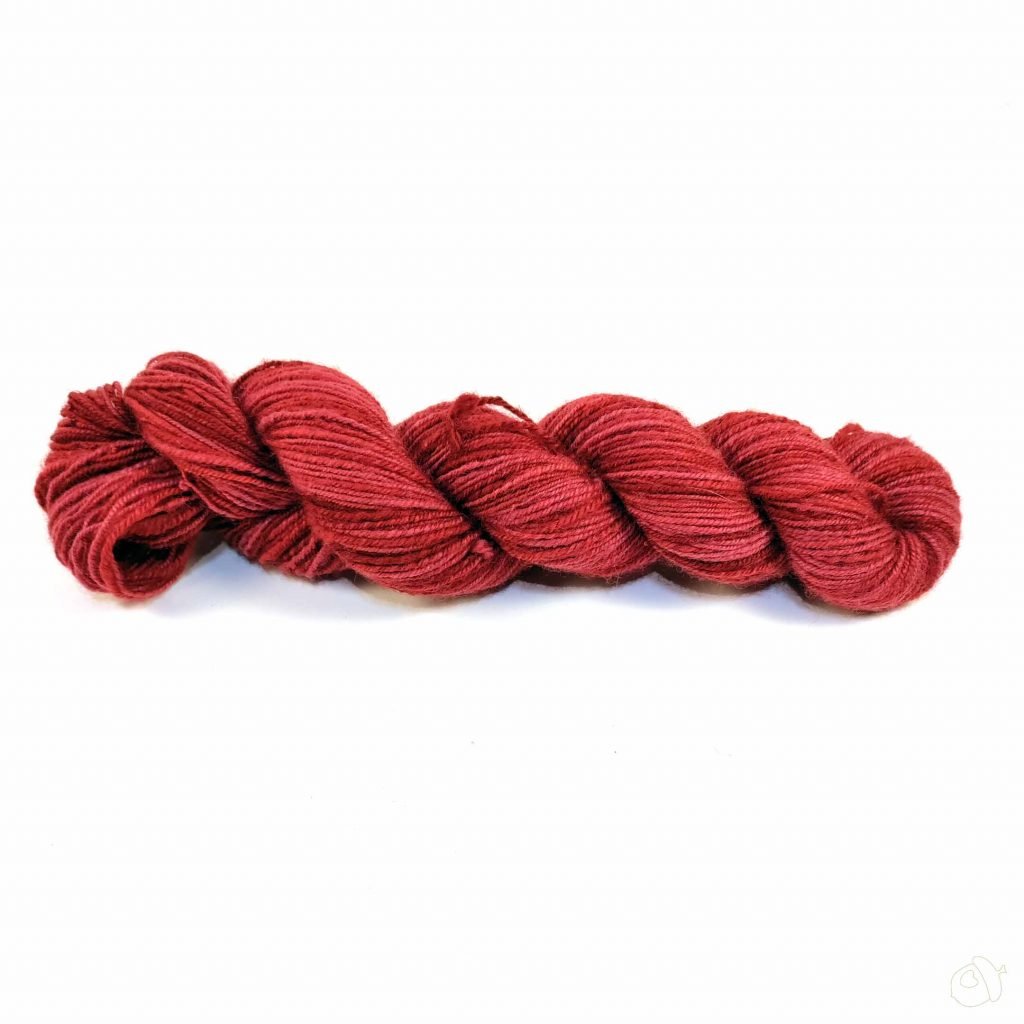 Red Bluefaced Leicester Handspun