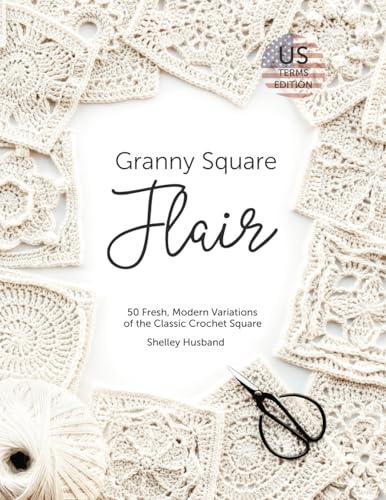book cover: granny square flair