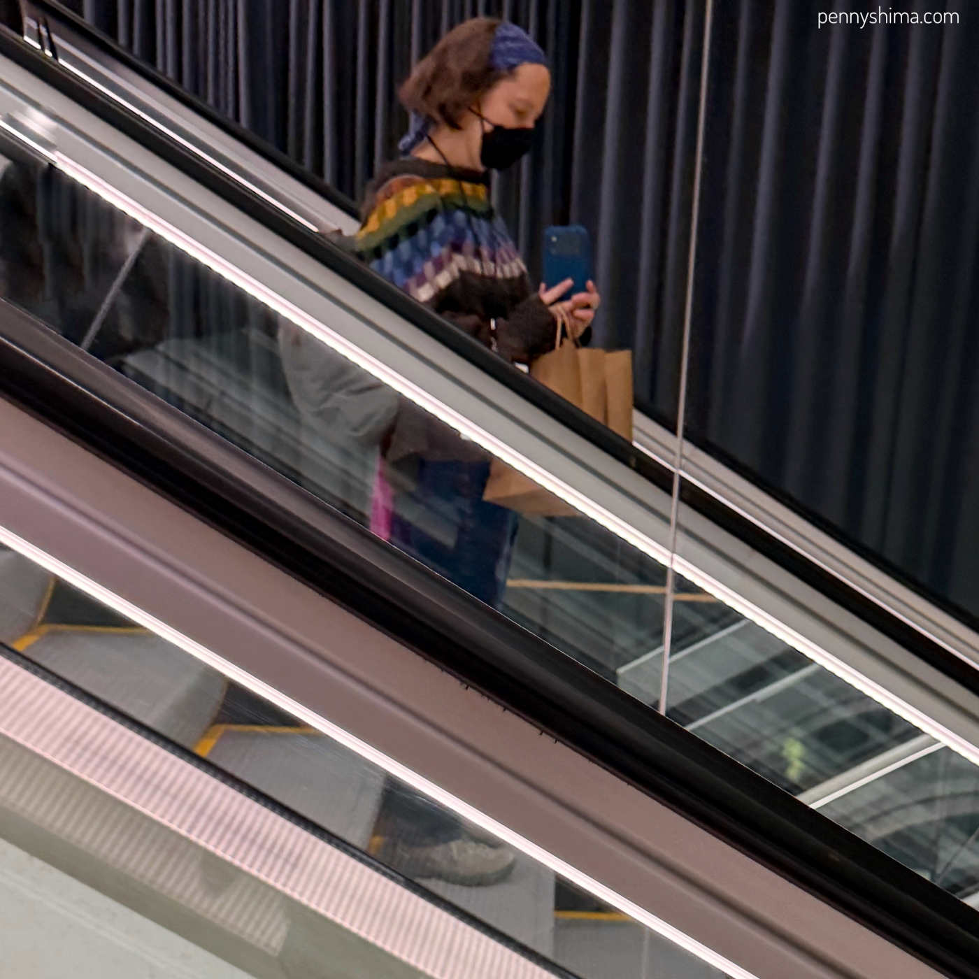 ubiquitous escalator shot
