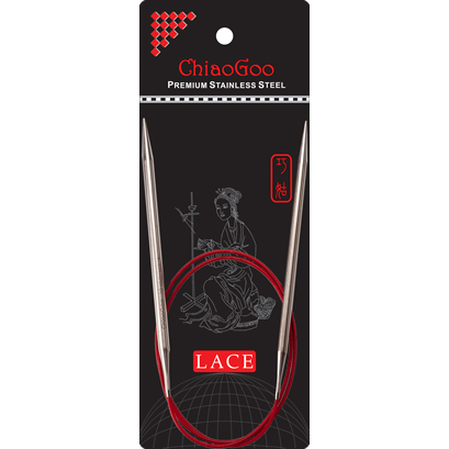 ChiaoGoo Red Lace Circular Knitting Needles / 24 inch (60 cm)