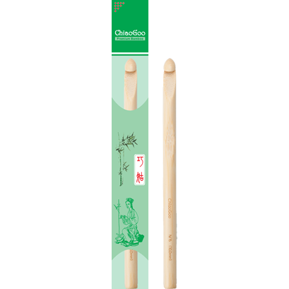 ChiaoGoo Bamboo Crochet Hook, Natural
